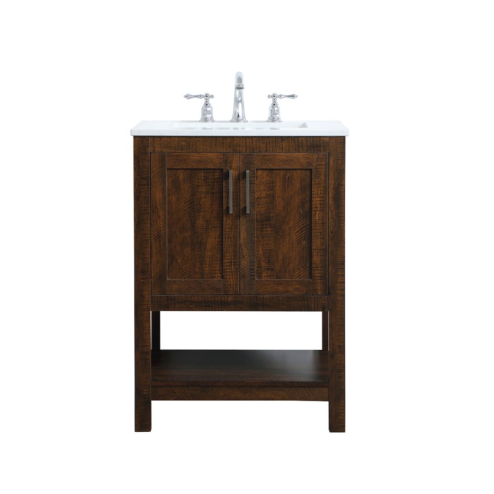 24 inch Single Bathroom Vanity in Espresso