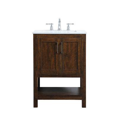 24 inch Single Bathroom Vanity in Espresso