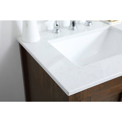 24 inch Single Bathroom Vanity in Espresso