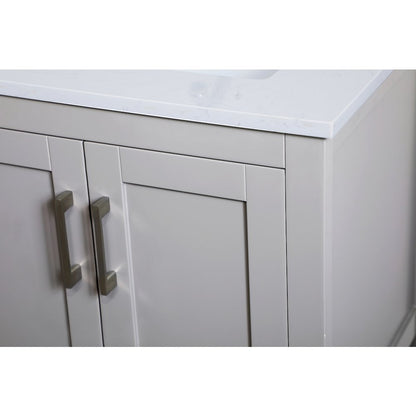24 inch Single Bathroom Vanity in Grey