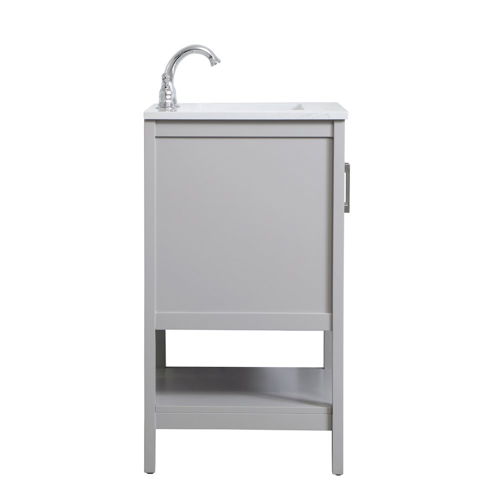 24 inch Single Bathroom Vanity in Grey