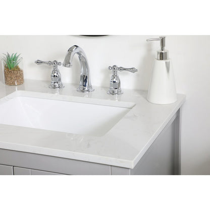24 inch Single Bathroom Vanity in Grey