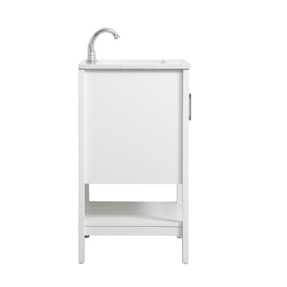 24 inch Single Bathroom Vanity in White