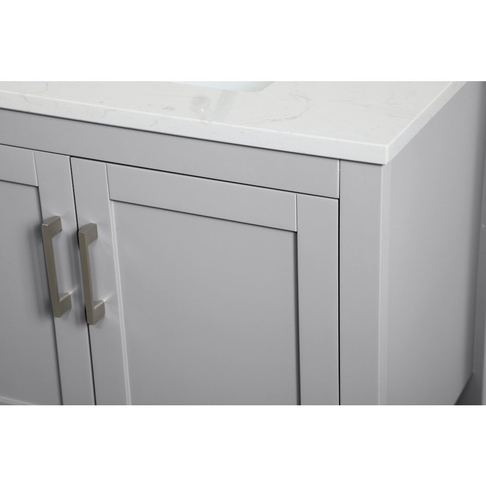 30 inch Single Bathroom Vanity in Grey