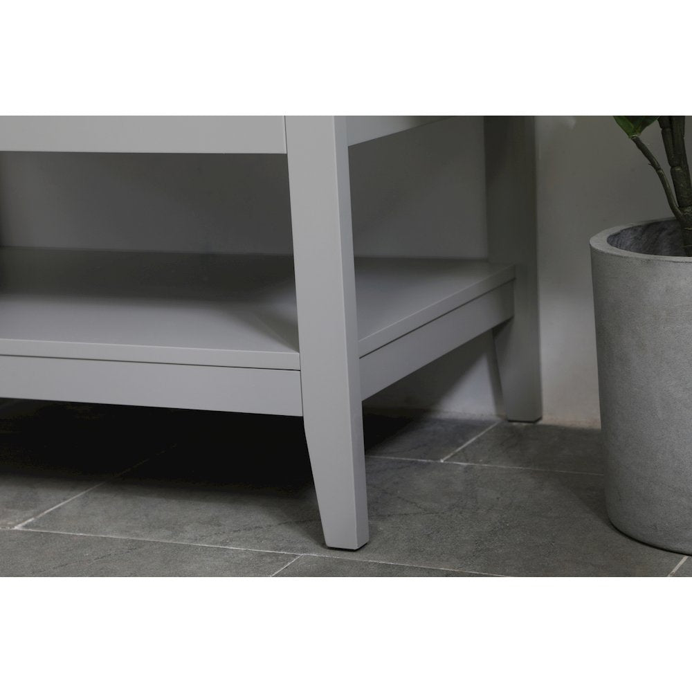 30 inch Single Bathroom Vanity in Grey