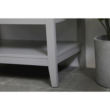 30 inch Single Bathroom Vanity in Grey