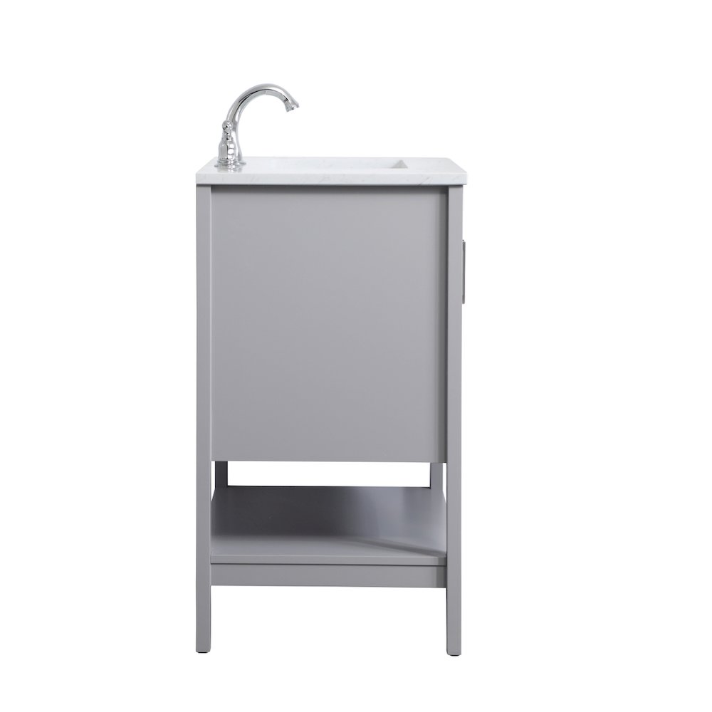30 inch Single Bathroom Vanity in Grey