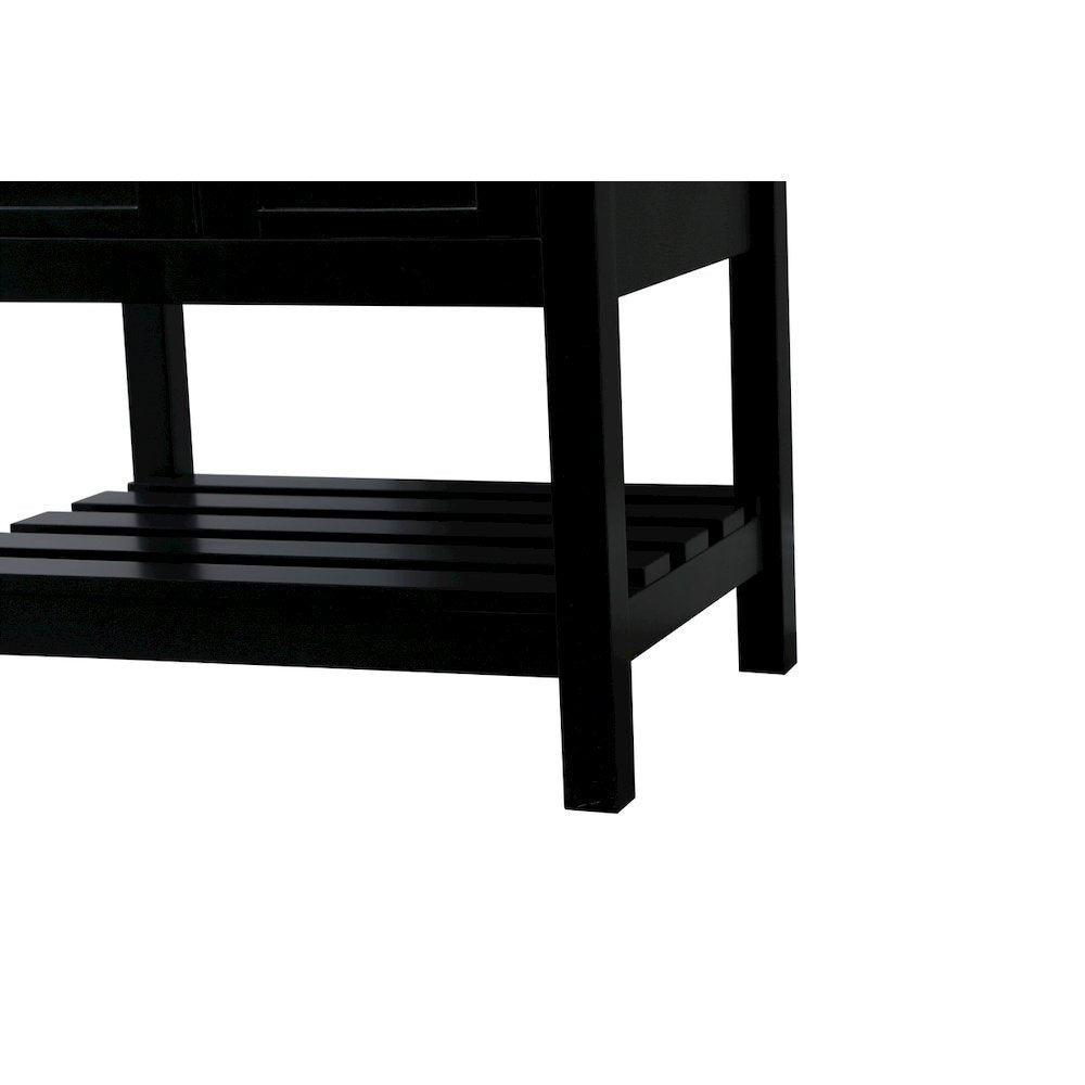 24 inch Single bathroom vanity in black