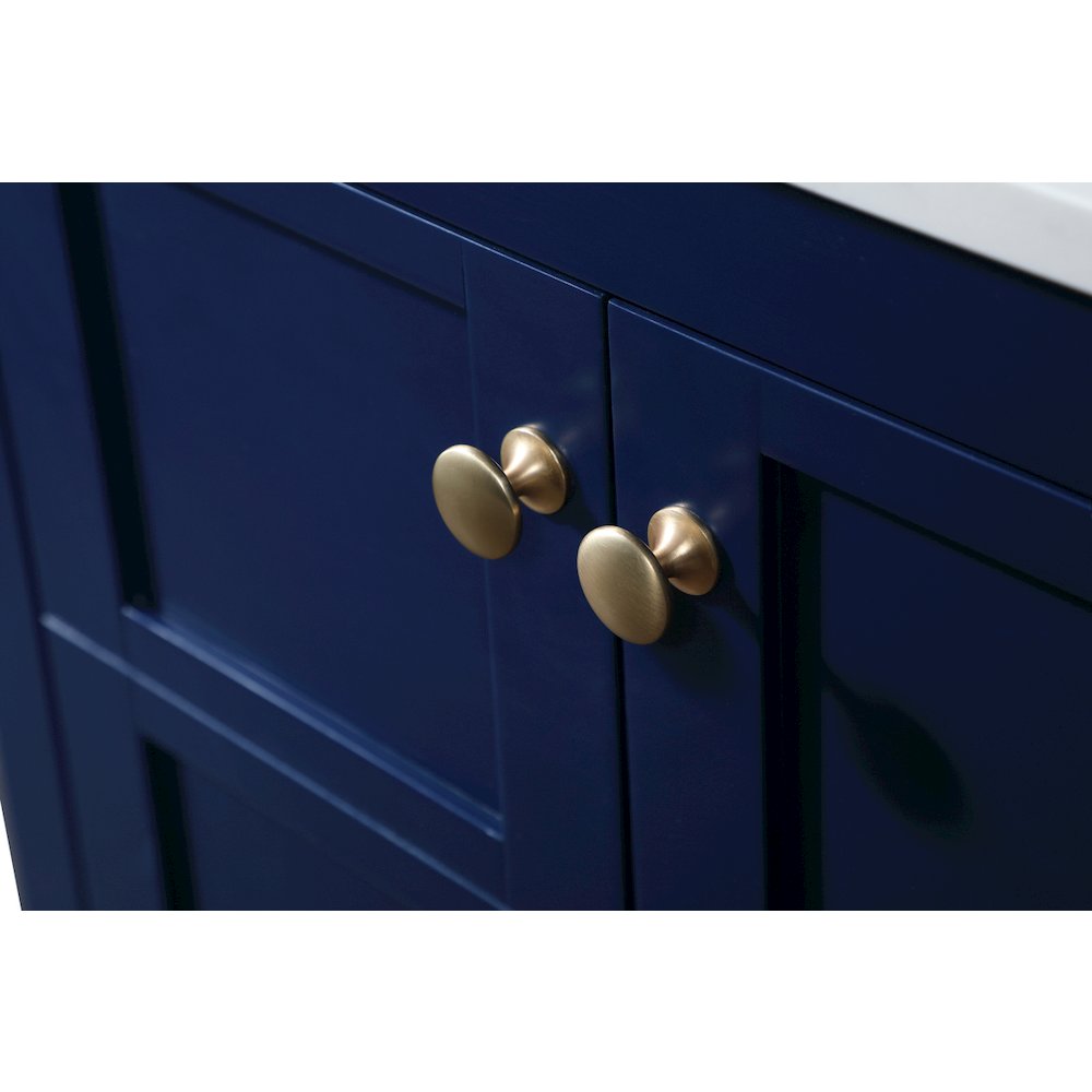 24 inch Single bathroom vanity in blue