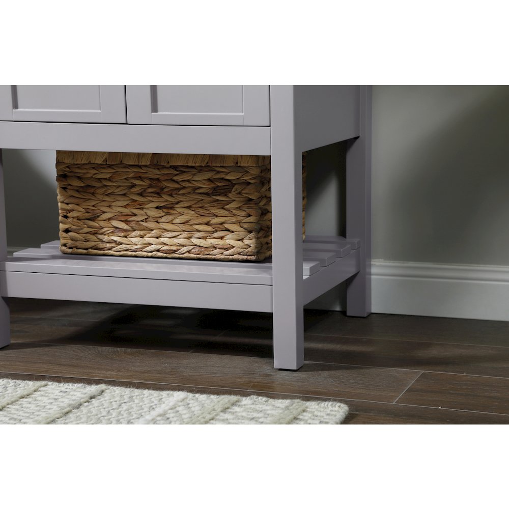 24 inch Single bathroom vanity in grey