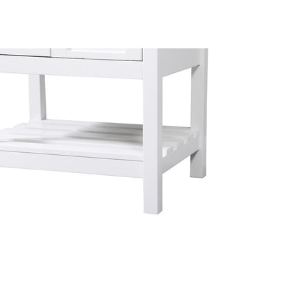 24 inch Single bathroom vanity in white
