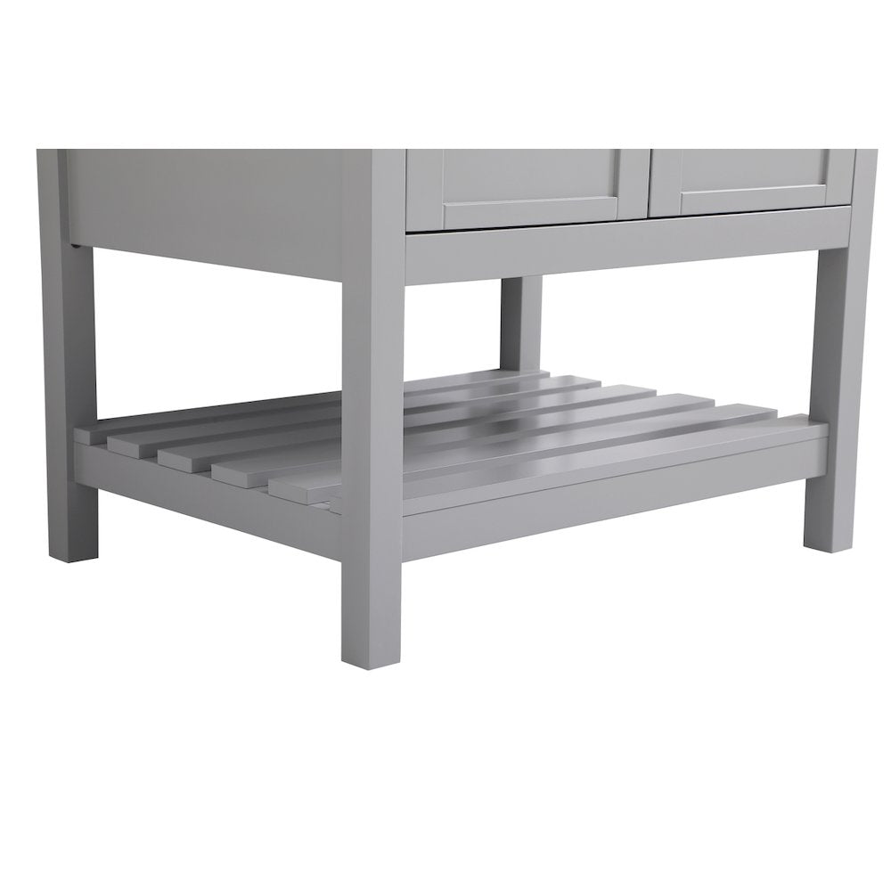 30 inch Single Bathroom Vanity in Gray