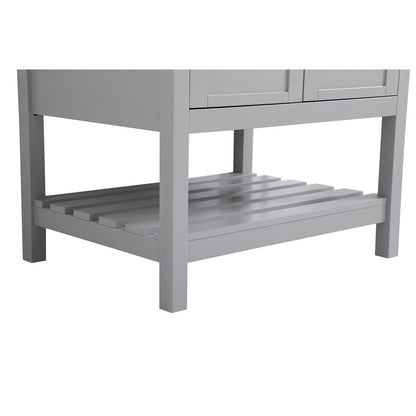 30 inch Single Bathroom Vanity in Gray