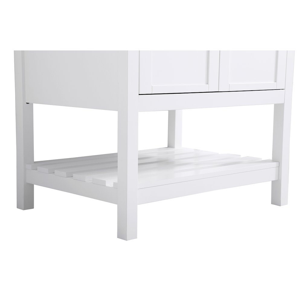 30 inch Single Bathroom Vanity in White