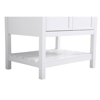 30 inch Single Bathroom Vanity in White