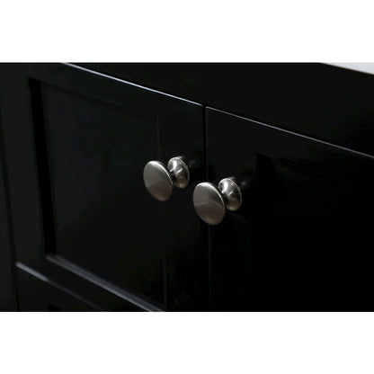 32 inch Single bathroom vanity in black