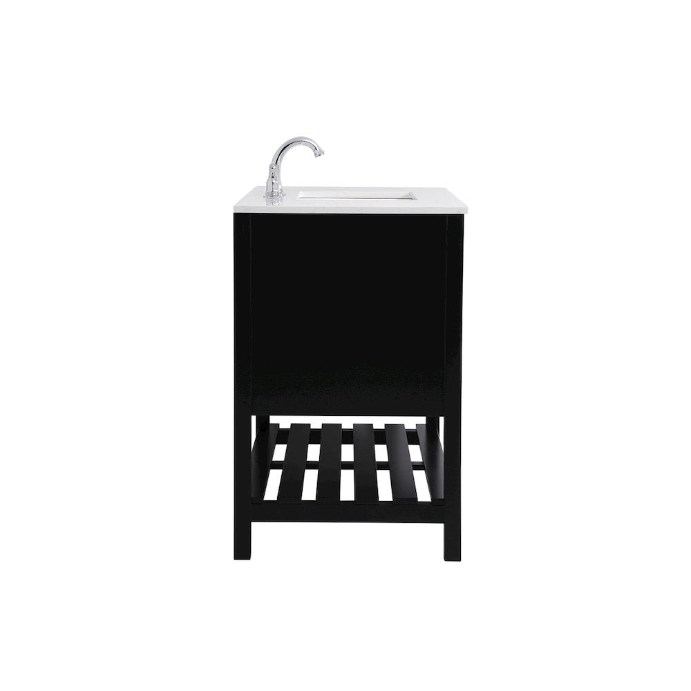 42 inch Single Bathroom Vanity in Black