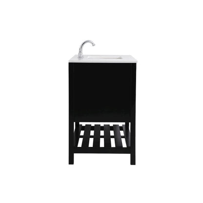 42 inch Single Bathroom Vanity in Black