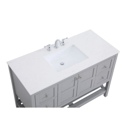 48 inch Single Bathroom Vanity in Gray