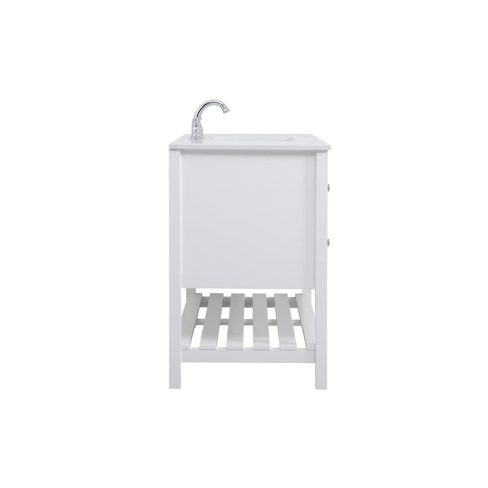 48 inch Single Bathroom Vanity in White