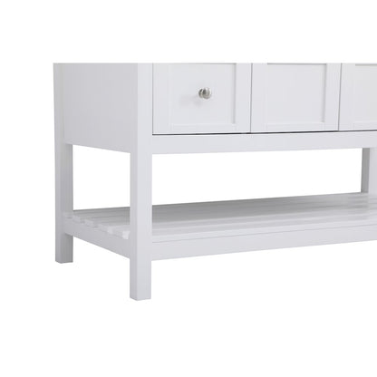 48 inch Single Bathroom Vanity in White