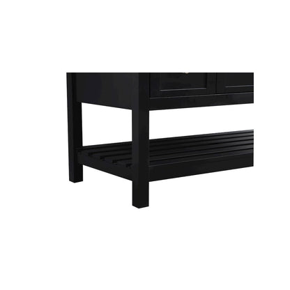 54 inch Single Bathroom Vanity in Black