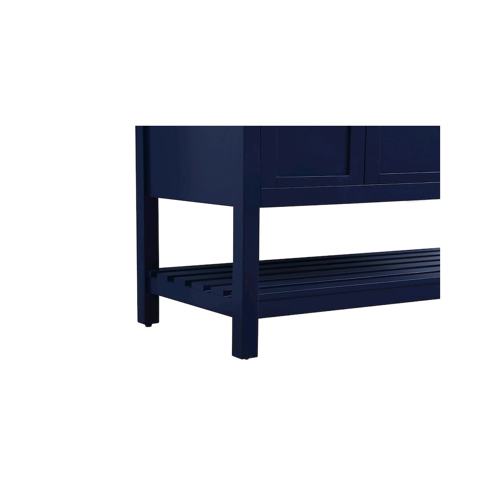 54 inch Double Bathroom Vanity in Blue