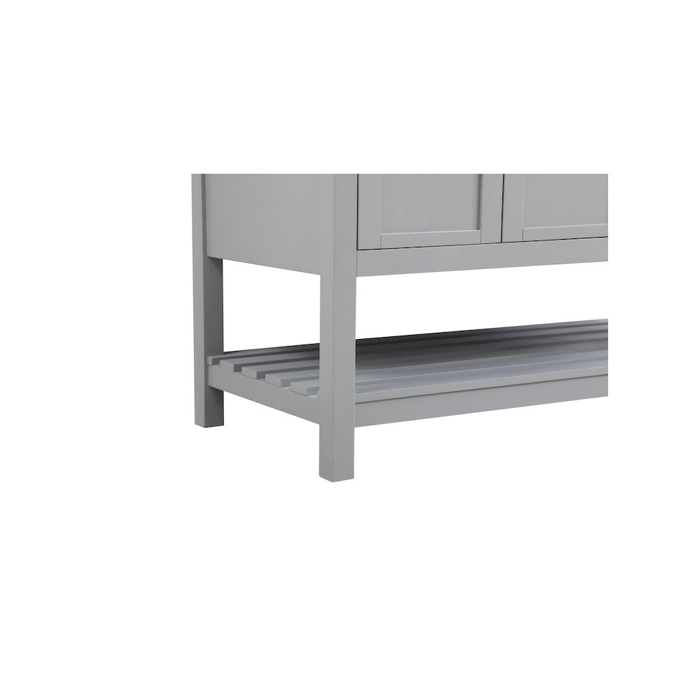 54 inch Double Bathroom Vanity in Grey
