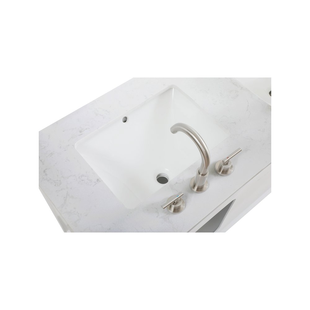 54 inch Single Bathroom Vanity in White