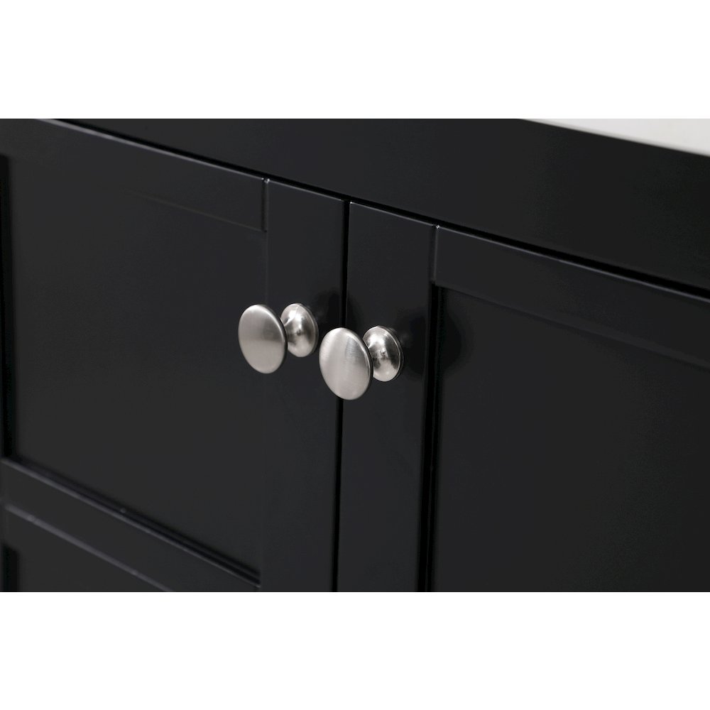 60 inch Single Bathroom Vanity in Black