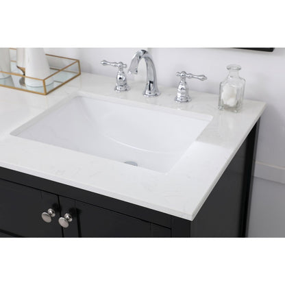 60 inch Single Bathroom Vanity in Black