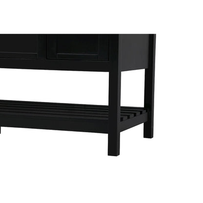 60 inch Single Bathroom Vanity in Black