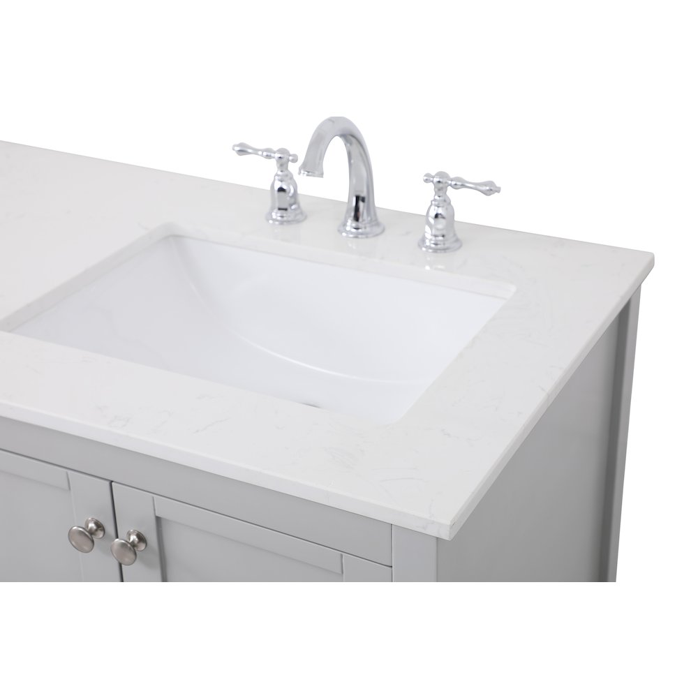 60 inch Single Bathroom Vanity in Gray