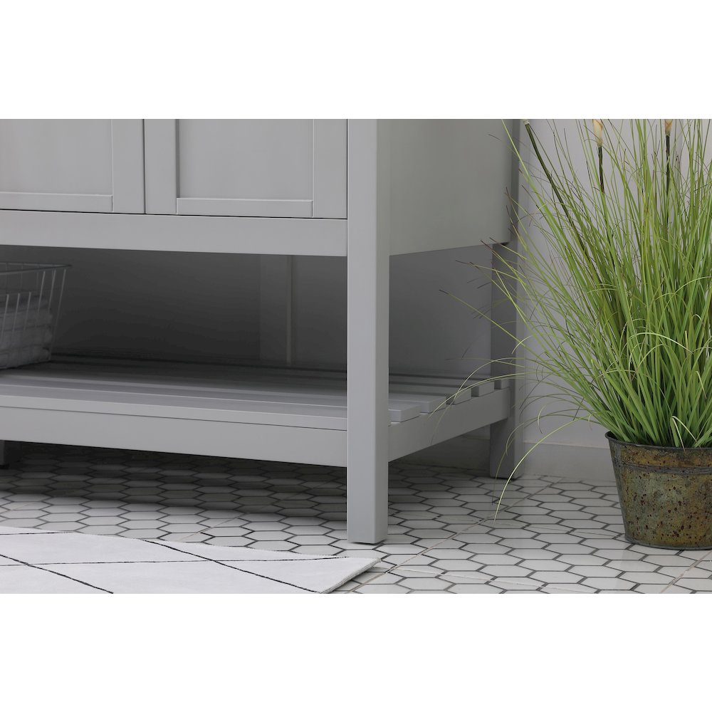 60 inch Single Bathroom Vanity in Gray