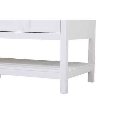 60 inch Single Bathroom Vanity in White