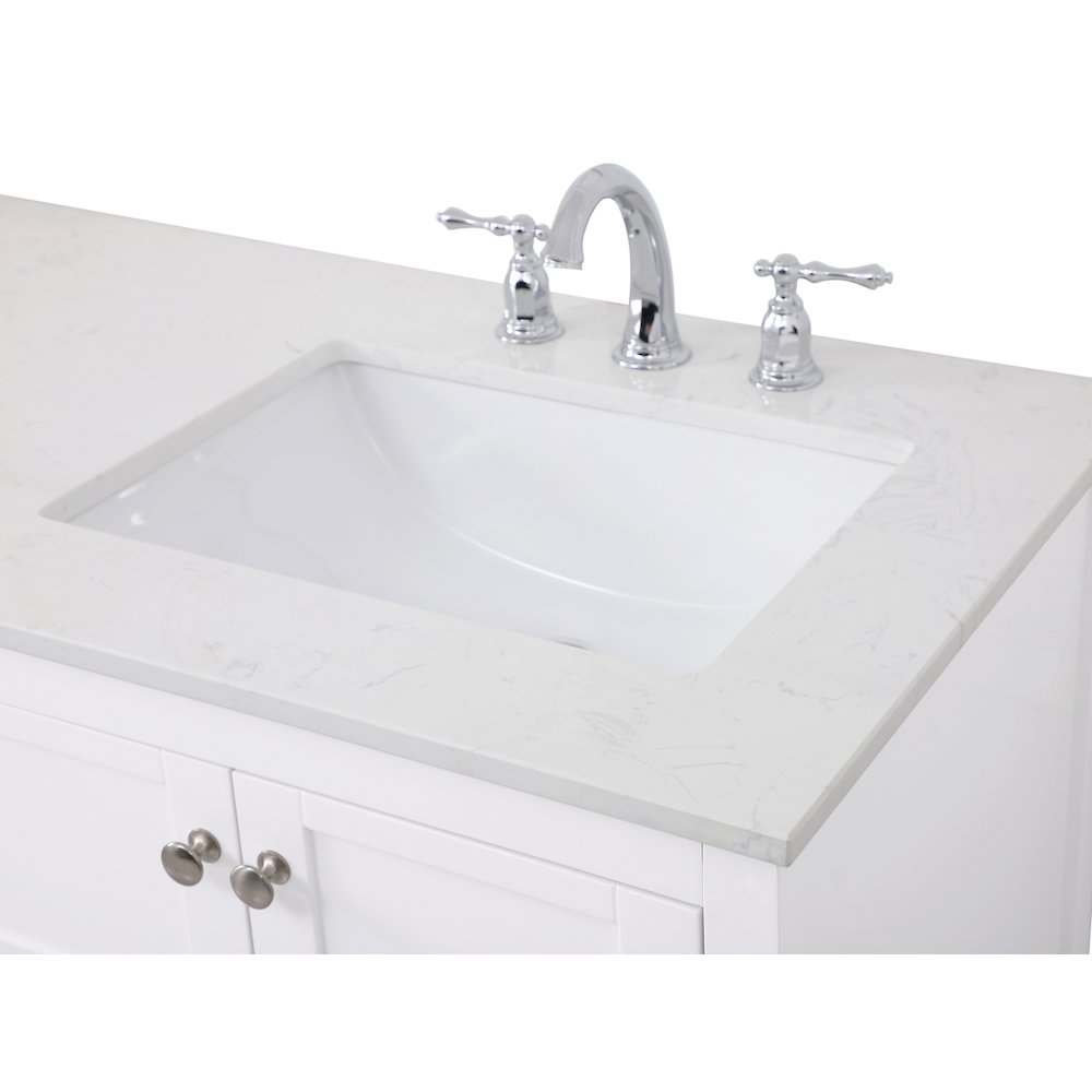 60 inch Single Bathroom Vanity in White
