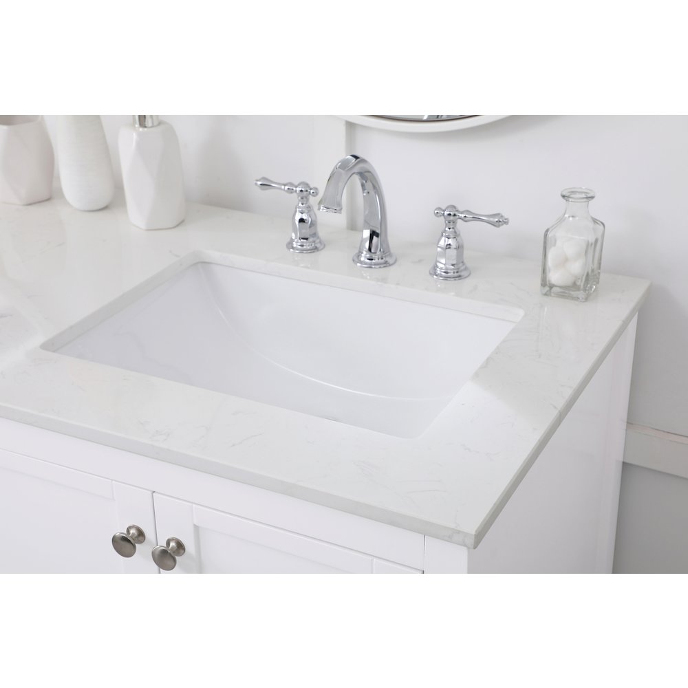 60 inch Single Bathroom Vanity in White