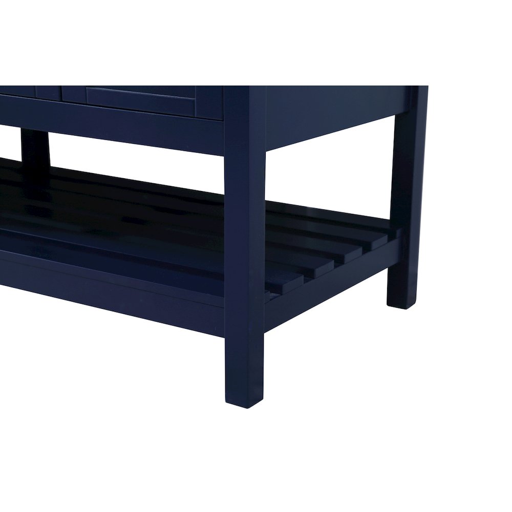 72 inch Double Bathroom Vanity in Blue