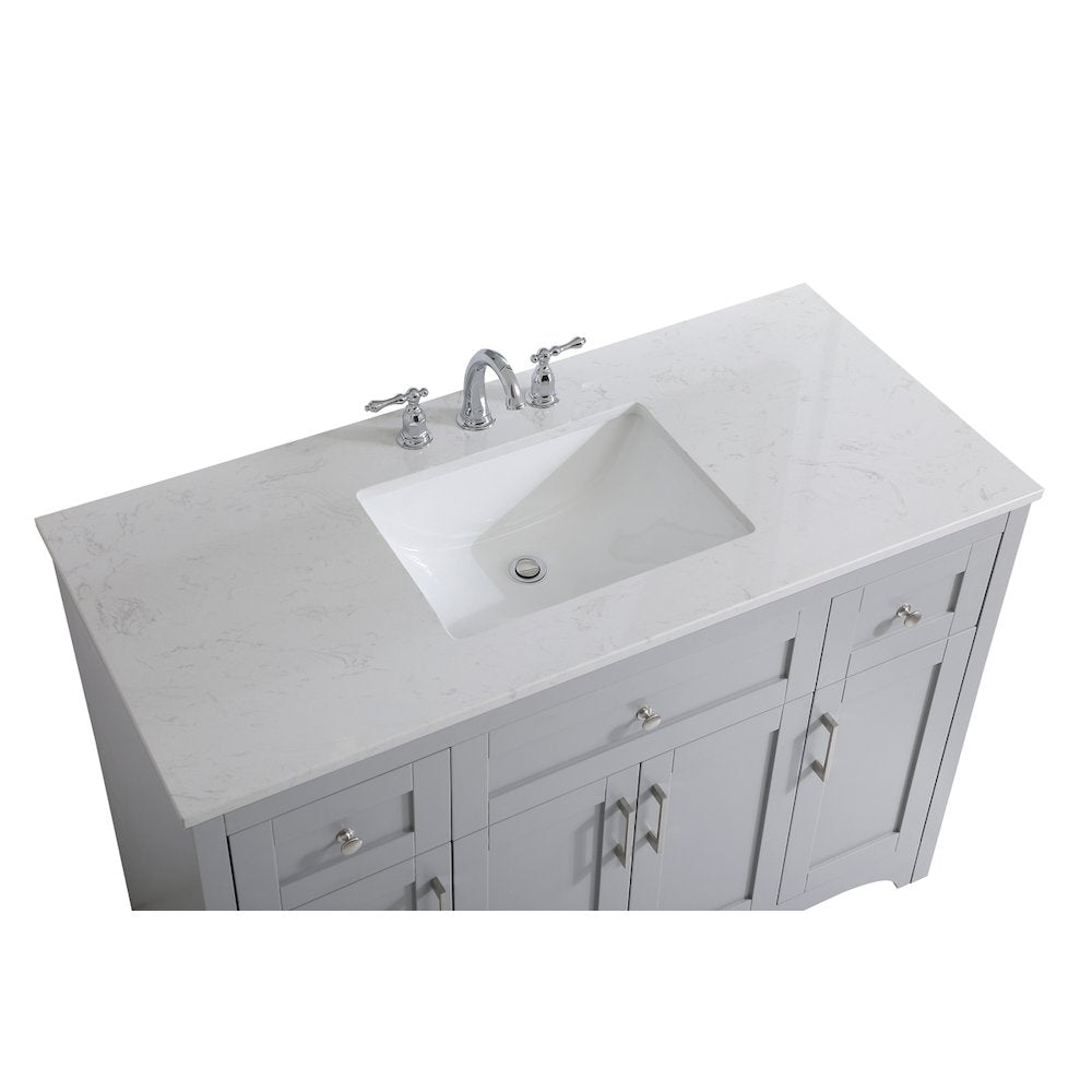 48 inch Single Bathroom Vanity in Grey