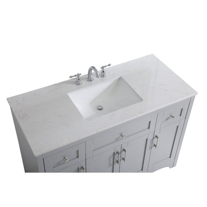48 inch Single Bathroom Vanity in Grey