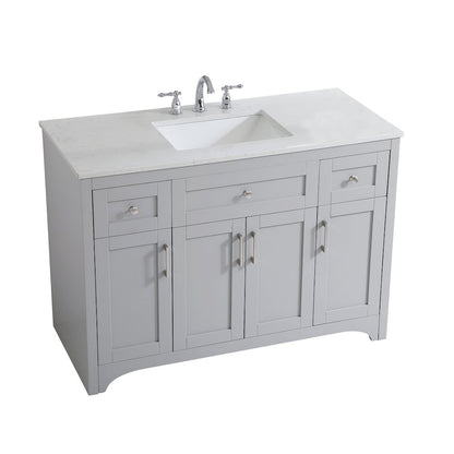 48 inch Single Bathroom Vanity in Grey