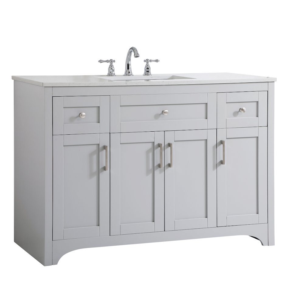 48 inch Single Bathroom Vanity in Grey
