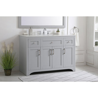 48 inch Single Bathroom Vanity in Grey
