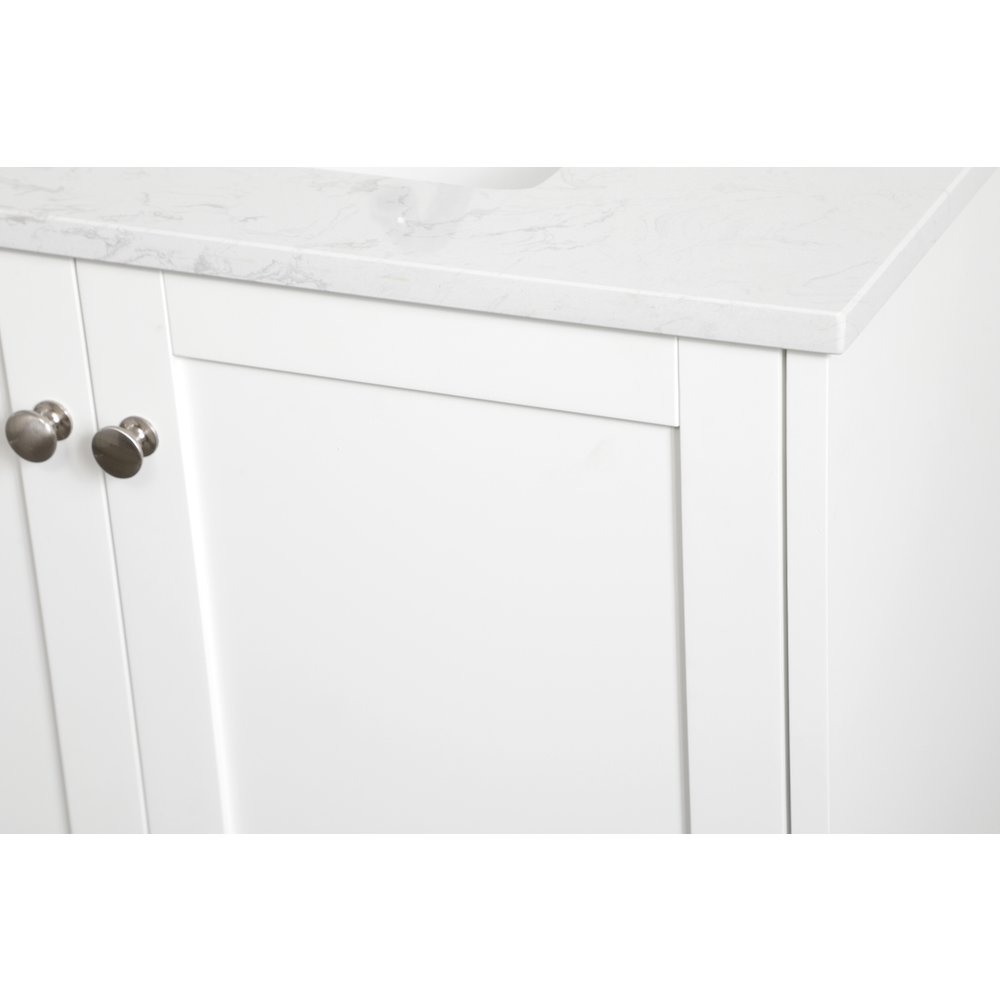 30 inch Single Bathroom Vanity in White