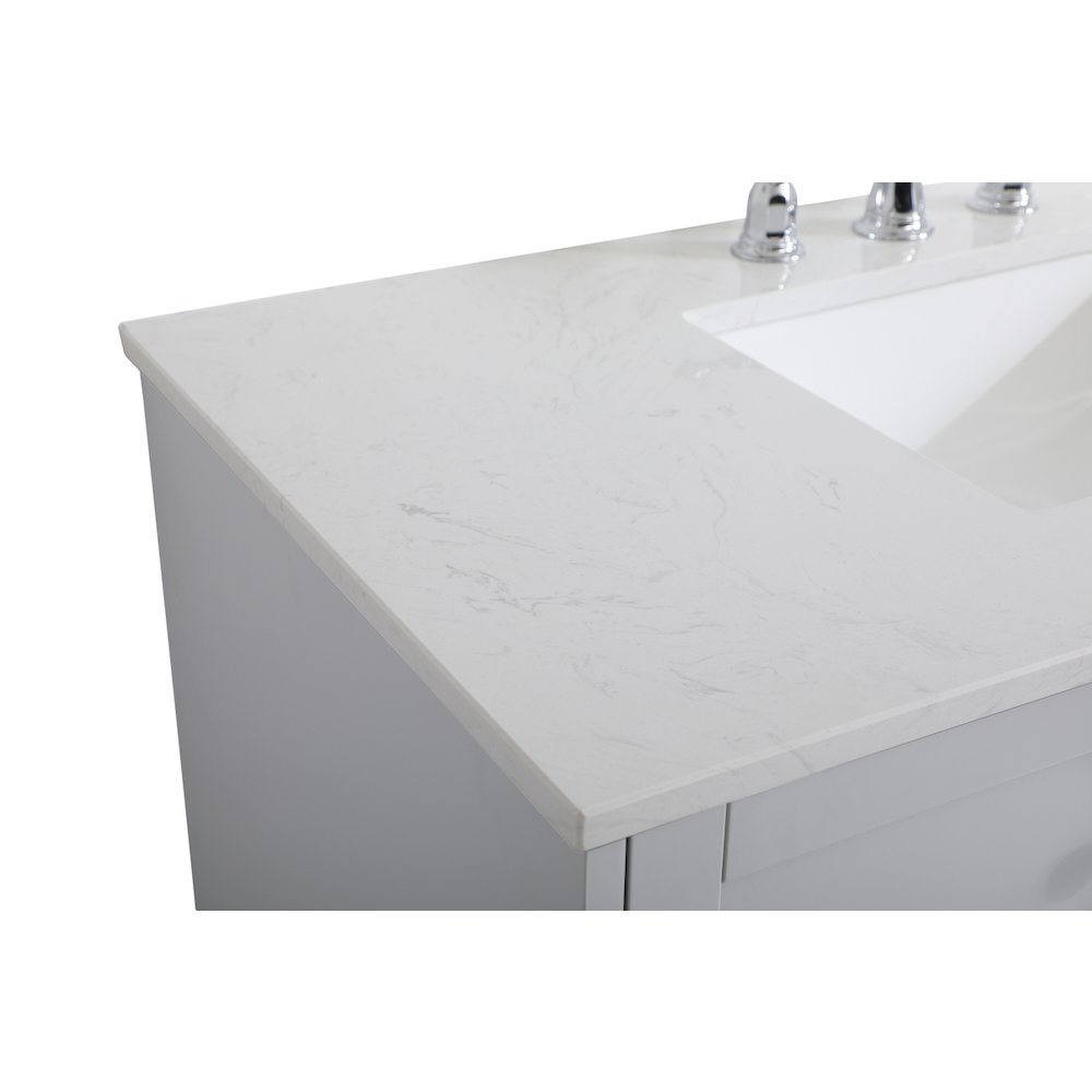 42 inch Single Bathroom Vanity in Grey