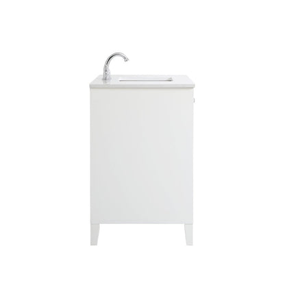 42 inch Single Bathroom Vanity in White