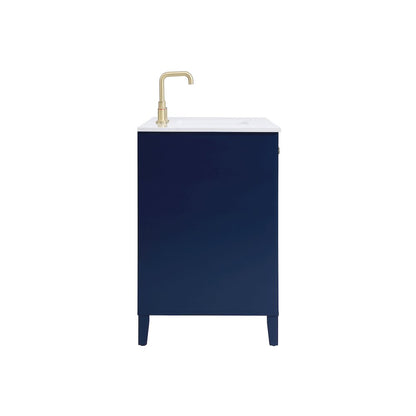 48 inch Single Bathroom Vanity in Blue