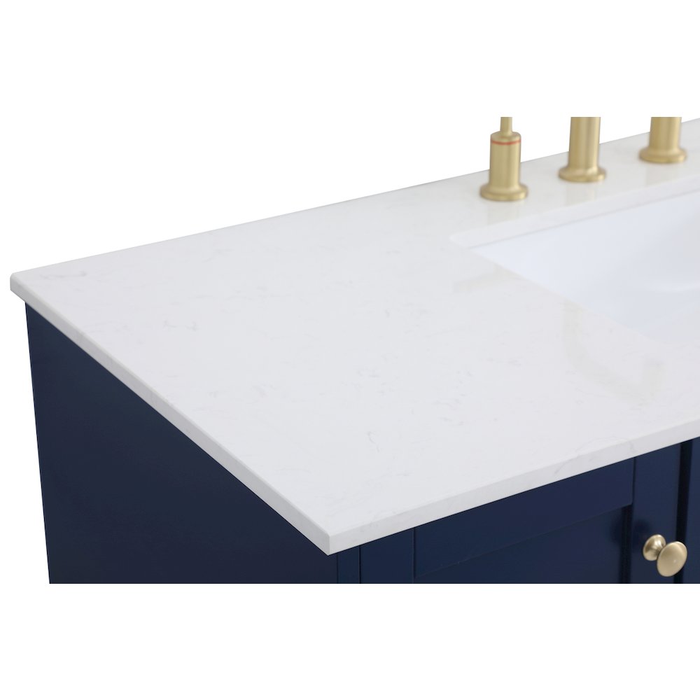 48 inch Single Bathroom Vanity in Blue
