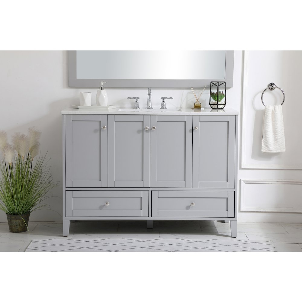 48 inch Single Bathroom Vanity in Grey