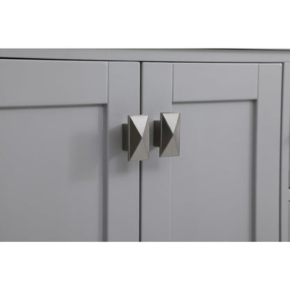 32 inch Single Bathroom Vanity in Gray